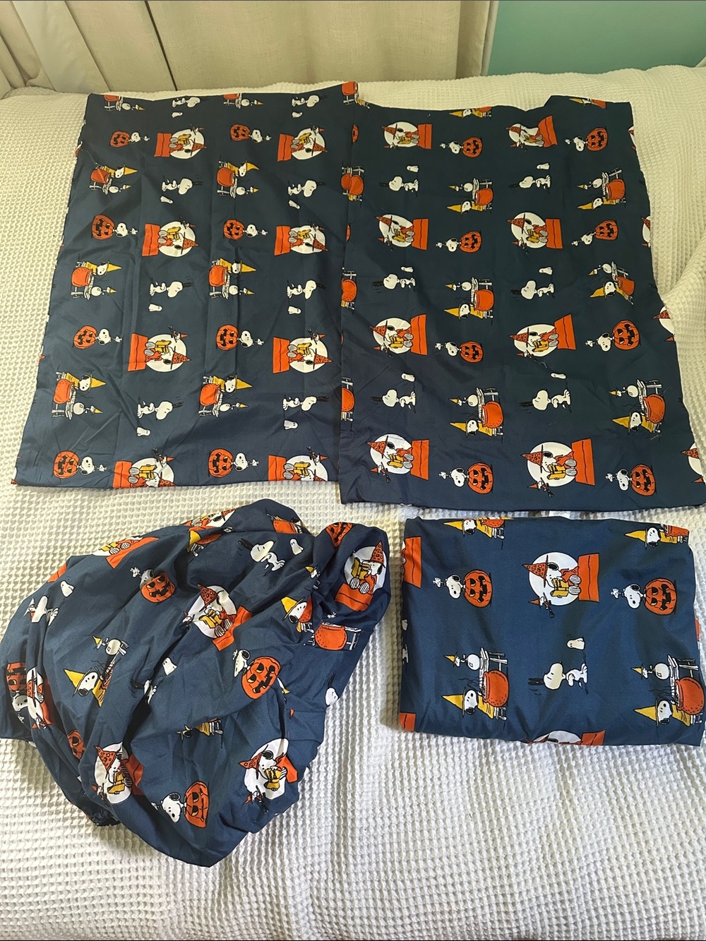 Peanuts Halloween Sheet Set